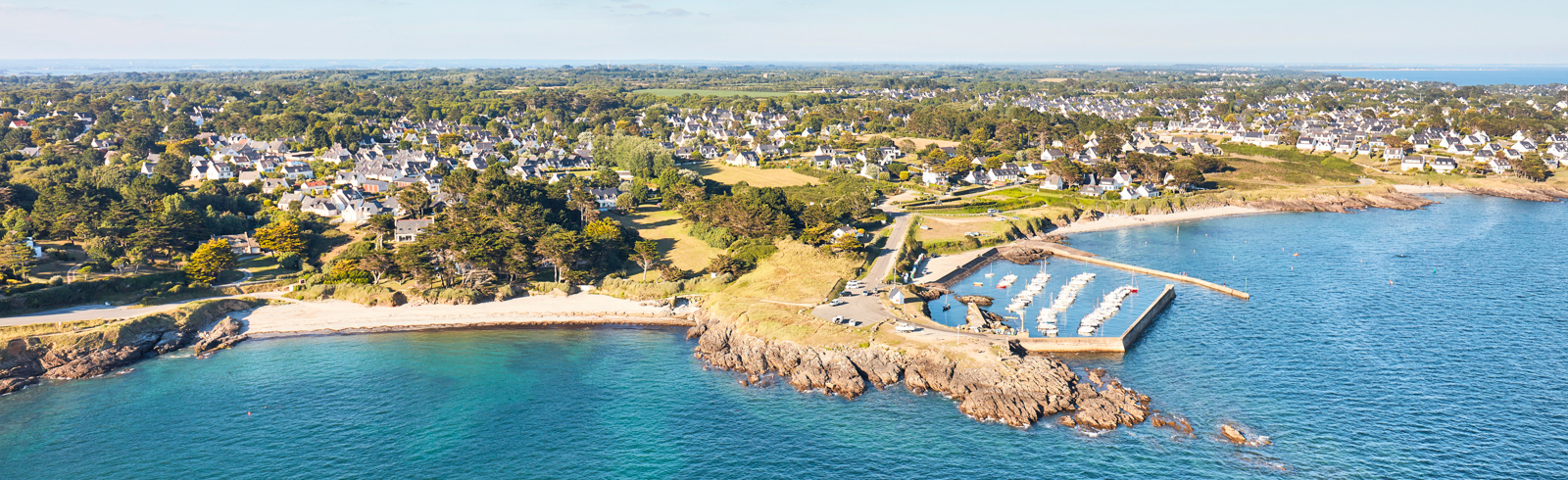 vue aerienne presqu ile de rhuys